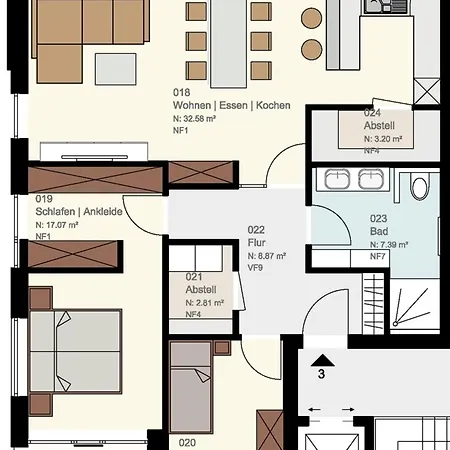 Apartment 5 Block Queen Papenburg
